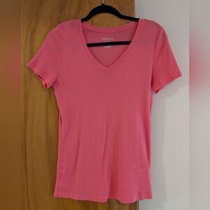 Merona Women's Short Sleeve Pink Tee